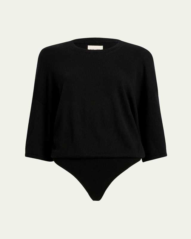Simon Boxy Wool-Blend Bodysuit